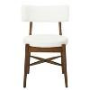 NicBex Mid Century Modern Dining Chairs Set of 2 with Upholstered Seat and Back,Stylish Accent Chairs for Dining Room,Kitchen,Office - 4 of 4