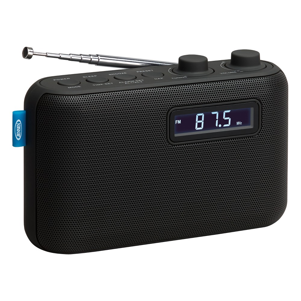 Photos - Radio / Clock Jensen Portable AM/FM Digital Radio - Black  (SR-50)