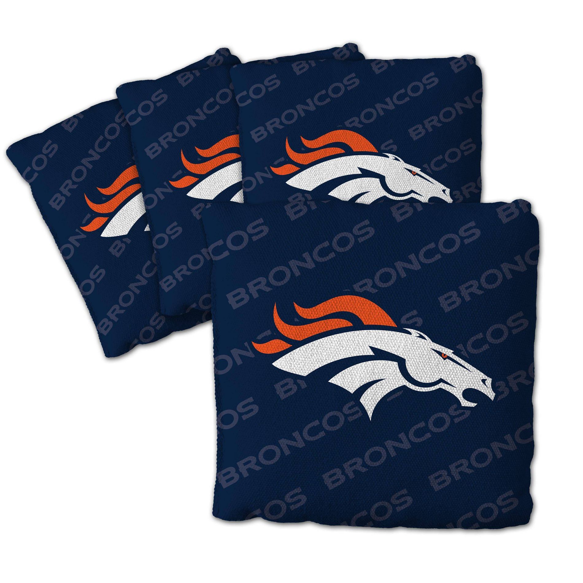 NFL Denver Broncos 4pk Cornhole Bags