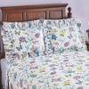Collections Etc Butterfly Joy Plisse Pillow Sham Set 26" x 20" - 2 of 2