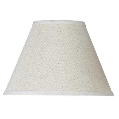 Cal Lighting SH-1142 8-Inch Side Hardback Linen Shade, Round