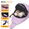 Unique Bargains PU Leather Adjustable Strap Lightweight Sling Bag 7.3" x 13.7" - 4 of 4