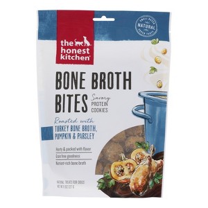 The Honest Kitchen Dog Treat Bone Broth Bites Turkey - Case of 6 - 8 oz - 1 of 1