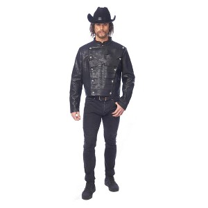 Costume Culture by Franco LLC Renegade Black Adult Men's Costume Jacket - 1 of 4