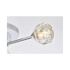 Elegant Lighting Zayne 3 Light Flush Mount in Chrome - 4 of 4