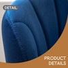Ellston Velvet Adjustable Swivel Barstools, Set of 2- Leovsnove - 3 of 4