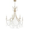 Quorum Lighting Malin 6 - Light Chandelier in  Antique Silver - 4 of 4