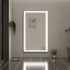 Keonjinn Smart LED Bathroom Vanity Wall Mirror, 3 Color Temperatures Dimmable, Frontlit & Backlit, Dimmable, Acrylic Edge, Anti Fog, Radar Sensor - 2 of 4