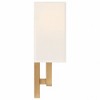 Access Lighting Mid Town 2 - Light Wall Light in  Antique Brushed Brass - 3 of 4