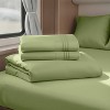 Nestl RV Queen Sheets, Super Soft 4PC Microfiber Sheet Set for Camper, Short Queen Sheets - 2 of 4