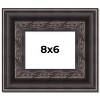 PosterPalooza | Photo Size 3.5" Wide Ornate Black Frame - UV Acrylic, Foam Board Backing, Hanging Hardware - 2 of 4