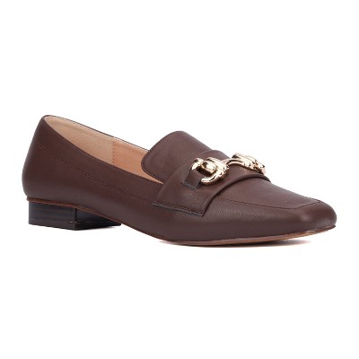 New York & Company Women's Damara Loafer Dress Shoe - 7, Chocolate : Target