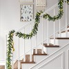18' Christmas Pre-Lit Artificial Pine Bough Garland Green with LED Lights - Wondershop™ - 2 of 4