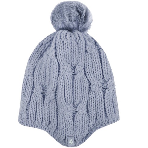 Women's Nikki Cosy Ears Hat w/ Pom Pom - image 1 of 1