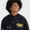 Boys' Pokémon Legendary Arceus Oversized Fleece Hooded Graphic Sweatshirt - Black - 2 of 4