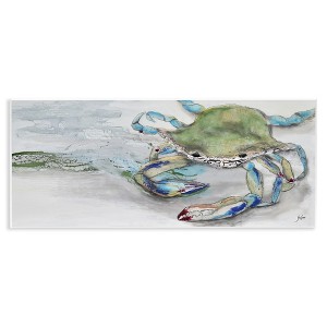 Stupell Industries Vivid Crab on Beach Shoreline, 17" x 7" - 1 of 4