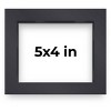 PosterPalooza | Photo Size Shadow Box 3/4" Depth Black Picture Frame - UV Acrylic, Backing, Hanging Hardware - 2 of 4