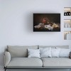 Trademark Fine Art Tatyana Skorokhod  Tea with honey Canvas Wall Art - 2 of 4