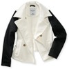 Aeropostale Womens Leather Sleeve Pea Coat - 3 of 3