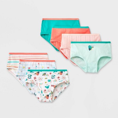 Soft Cotton Multicolor Pack Of 3 Junior Girl Brief Panties Pink