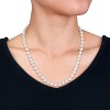 EVERLY JEWELRY | Sterling Silver 8-9mm Cultured Freshwater Pearl Necklace, 18 inc - 3 of 4