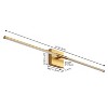JONATHAN Y Makena Modern Minimalist Dimmable Integrated LED Metal Wall Sconce - 4 of 4