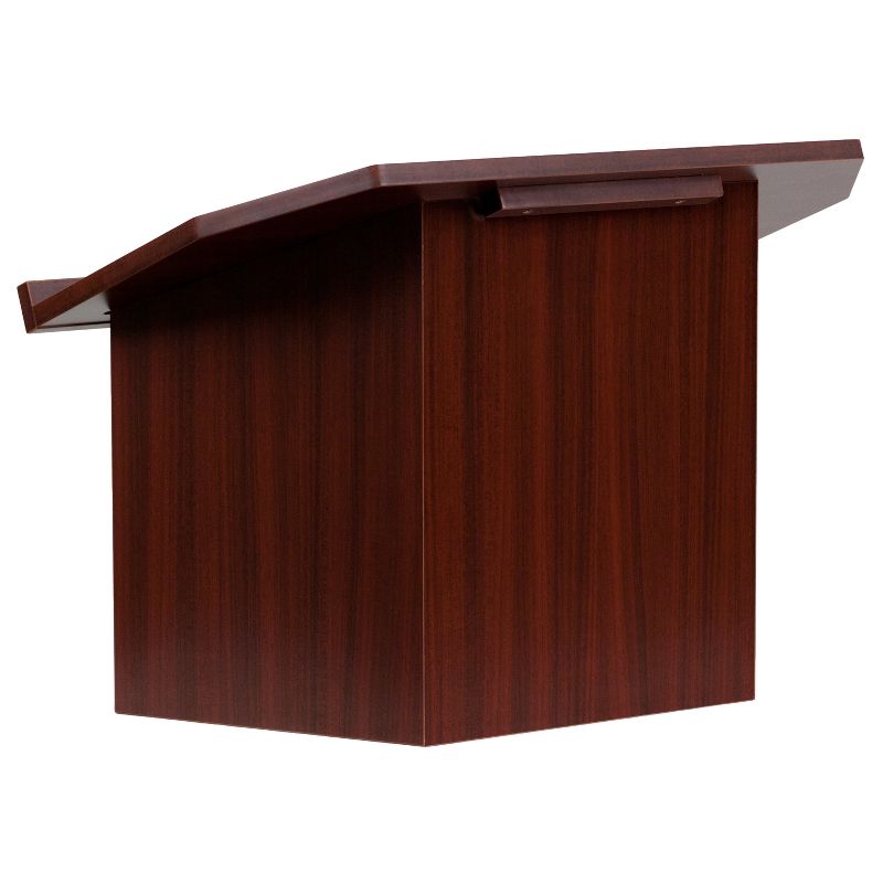 Flash Furniture Foldable Tabletop Lectern in Mahogany, 1 of 11