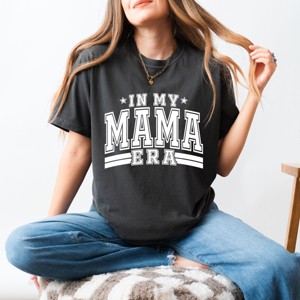 Simply Sage Market In My Mama Era Varsity Garment Dyed Tee - 1 of 4