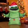 Gemmy Holiday Greeter Oogie Boogie w/Santa Hat OPP SM Disney, Multi - 2 of 2