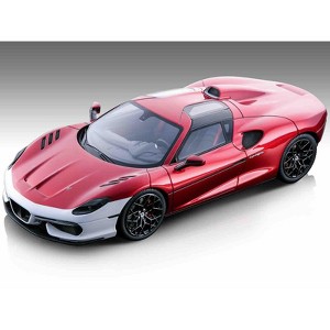 2021 Touring Superleggera Arese RH95 Red Metallic w/White Accents "Mythos Series" Ltd Ed to 80 pcs 1/18 Model Car by Tecnomodel - 1 of 3