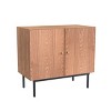 Etelifrank Mid-Century TV Stand with Adjustable Shelves – 31.5" Rustic Storage Cabinet for Living Room & Bedroom - 2 of 4