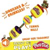 Hasbro Play-Doh Squeak and Crinkle Cans Tug with Metallic Lids and Tennis Ball Dog Toys - 4 of 4