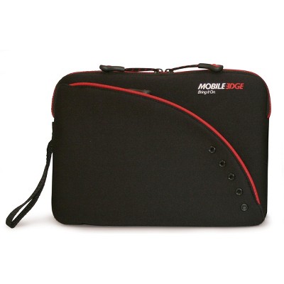 Mobile Edge SlipSuit iPad / 8.9" Tablet Neoprene Sleeve Black w/Red Trim