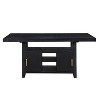 Yves Counter Height Dining Table with Storage Rubbed Charcoal - Steve Silver Co. - image 2 of 4