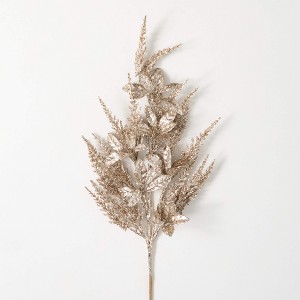Sullivans Artificial 30" Champagne Gold Fern Spray - 1 of 2