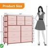 Dresser for Bedroom,Fabric Storage Tower w/ 12 Drawers Storage Drawers Fabric Storage Tower Chest of Drawers - 3 of 4