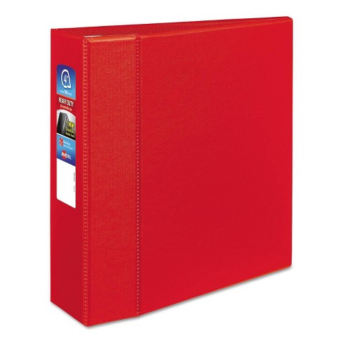 Avery Heavy-Duty D Ring Binder with One Touch EZD Rings, 11 x 8 1/2, 4