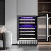 R.W.FLAME 24" Beverage Fridge , Under-Counter Bottle and Drink Refrigerator, Built-In or Freestanding , Digital Temperature Control - 2 of 4