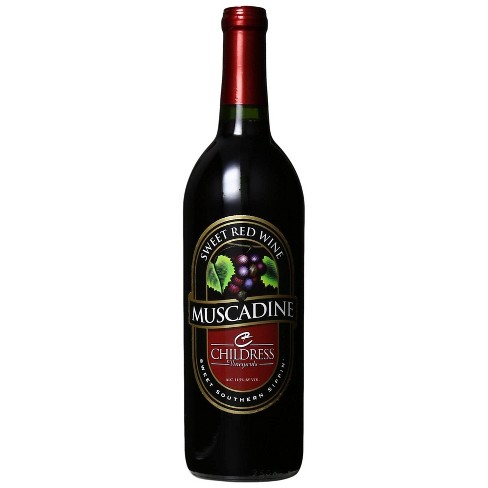 Childress Sweet Red Muscadine Wine - 750ml Bottle : Target