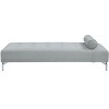 Quenti Gray Melange Polyester Sofa Bed W/Pillow - 4 of 4