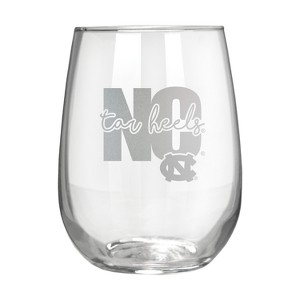 NCAA UNC Tar Heels The Vino Stemless 17oz Wine Glass - Clear - 1 of 1