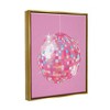 Stupell Industries Pink Disco Ball Groovy PatternFloater Canvas Wall Art - 3 of 4