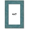 PosterPalooza | Photo Size Simple Blue Picture Frame - UV Acrylic, Foam Board Backing, Hanging Hardware - 2 of 4