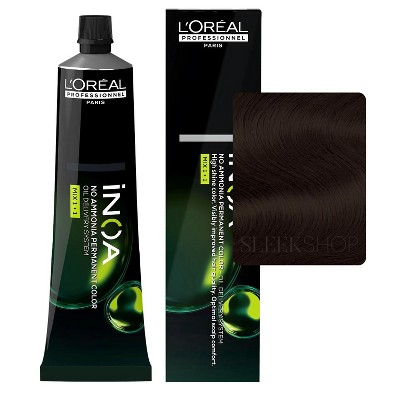 L'Oreal Pro iNOA Coloration Ammonia-Free Permanent Hair Color Dye  - Multicolored Loreal Haircolor Cream
