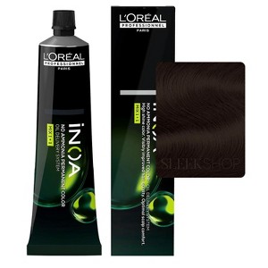 L'Oreal Pro iNOA Coloration Ammonia-Free Permanent Hair Color Dye  - Multicolored Loreal Haircolor Cream - 1 of 3