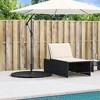 vidaXL Parasol Base Weight Black Polyethylene and Concrete Medium - 3 of 4