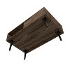 Coffee Table Bull, One Drawer, One Open Shelf, Four Legs, Dark Walnut Finish - 2 of 4