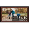 PosterPalooza | Decor Brown Picture Frame - UV Acrylic, Backing Board, Hanging Hardware Included - 2 of 4