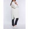 Women's Woven Full-Zip Long Sleeve Quilted Puffer Jacket | Motherhood Maternity - 3 of 4