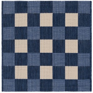 Courtyard CY6443 Power Loomed UV Resistant, Stain Resistant, Non-Shedding Indoor/Outdoor Rugs - Safavieh - 1 of 4